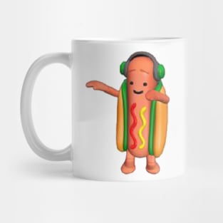 Dancing Hot Dog Mug